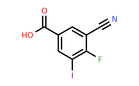 1803748-26-6 | 3-Cyano-4-fluoro-5-iodobenzoic acid