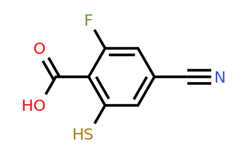 1803749-64-5 | 4-Cyano-2-fluoro-6-mercaptobenzoic acid