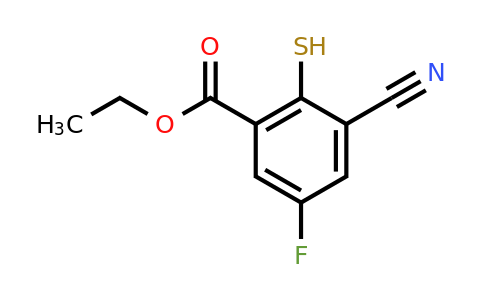 1803749-79-2 | Ethyl 3-cyano-5-fluoro-2-mercaptobenzoate