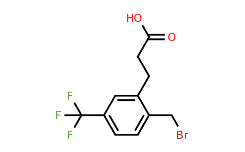 1803749-80-5 | 3-(2-(Bromomethyl)-5-(trifluoromethyl)phenyl)propanoic acid