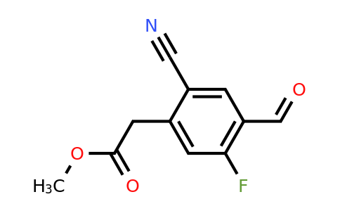 1803750-06-2 | Methyl 2-cyano-5-fluoro-4-formylphenylacetate