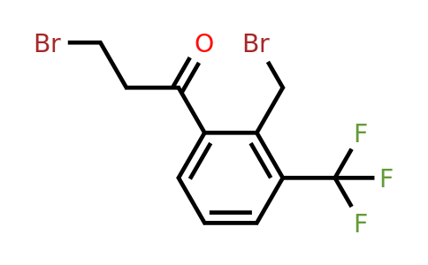 1803750-31-3 | 3-Bromo-1-(2-(bromomethyl)-3-(trifluoromethyl)phenyl)propan-1-one
