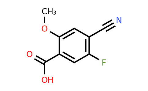 1803750-74-4 | 4-Cyano-5-fluoro-2-methoxybenzoic acid
