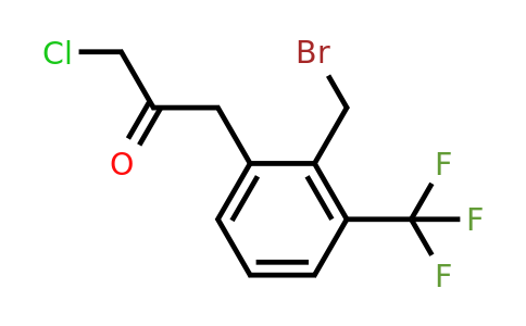 1803750-80-2 | 1-(2-(Bromomethyl)-3-(trifluoromethyl)phenyl)-3-chloropropan-2-one