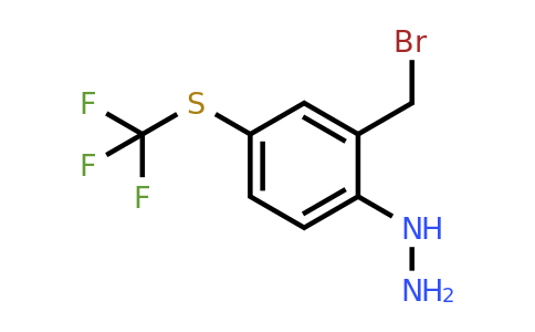 1803750-82-4 | 2-Hydrazinyl-5-(trifluoromethylthio)benzylbromide