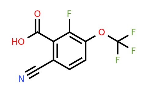 1803751-03-2 | 6-Cyano-2-fluoro-3-(trifluoromethoxy)benzoic acid