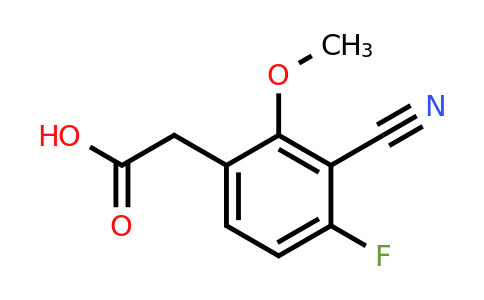 1803751-04-3 | 3-Cyano-4-fluoro-2-methoxyphenylacetic acid