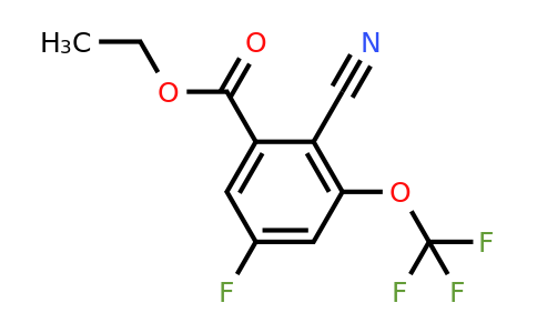 1803751-11-2 | Ethyl 2-cyano-5-fluoro-3-(trifluoromethoxy)benzoate