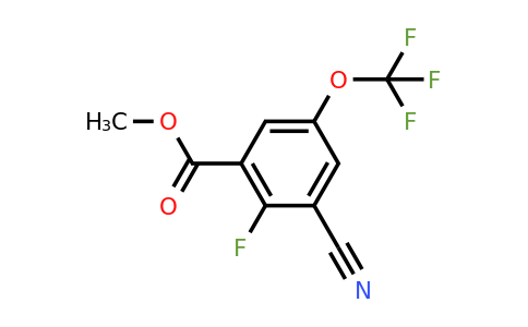 Methyl 3-cyano-2-fluoro-5-(trifluoromethoxy)benzoate