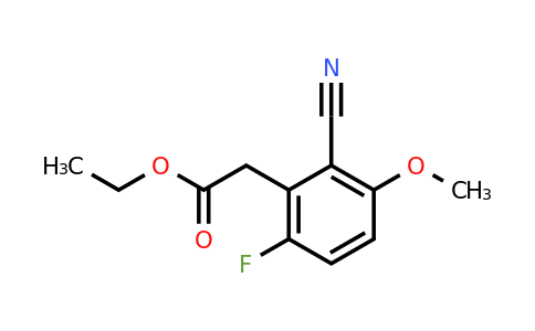 1803751-41-8 | Ethyl 2-cyano-6-fluoro-3-methoxyphenylacetate