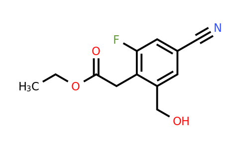 1803751-54-3 | Ethyl 4-cyano-2-fluoro-6-(hydroxymethyl)phenylacetate