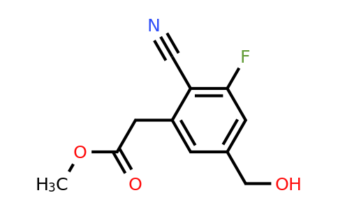 1803751-64-5 | Methyl 2-cyano-3-fluoro-5-(hydroxymethyl)phenylacetate