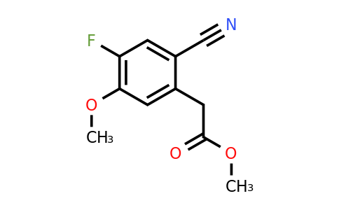 1803751-70-3 | Methyl 2-cyano-4-fluoro-5-methoxyphenylacetate