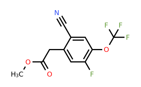 1803751-92-9 | Methyl 2-cyano-5-fluoro-4-(trifluoromethoxy)phenylacetate