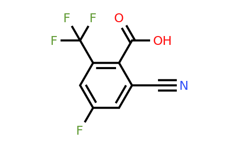 1803752-25-1 | 2-Cyano-4-fluoro-6-(trifluoromethyl)benzoic acid