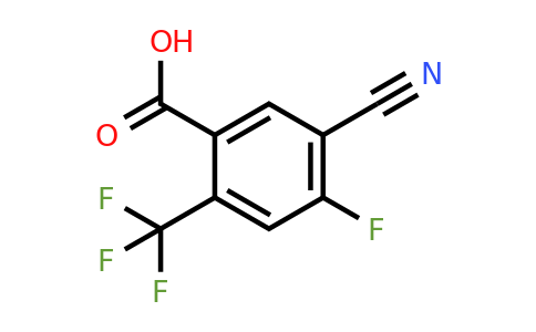 1803752-33-1 | 5-Cyano-4-fluoro-2-(trifluoromethyl)benzoic acid