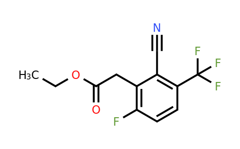 1803752-80-8 | Ethyl 2-cyano-6-fluoro-3-(trifluoromethyl)phenylacetate
