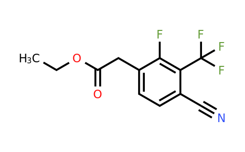 1803752-82-0 | Ethyl 4-cyano-2-fluoro-3-(trifluoromethyl)phenylacetate