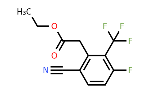 1803752-86-4 | Ethyl 6-cyano-3-fluoro-2-(trifluoromethyl)phenylacetate