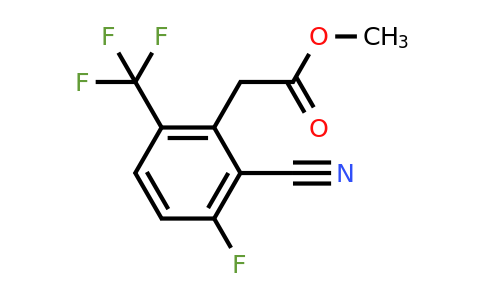 1803752-88-6 | Methyl 2-cyano-3-fluoro-6-(trifluoromethyl)phenylacetate