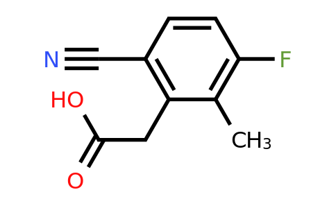 1803752-94-4 | 6-Cyano-3-fluoro-2-methylphenylacetic acid