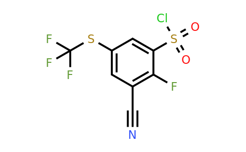 1803752-99-9 | 3-Cyano-2-fluoro-5-(trifluoromethylthio)benzenesulfonylchloride