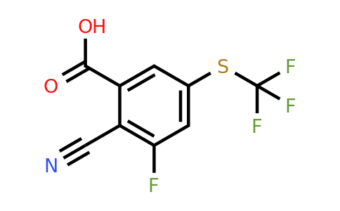 1803753-08-3 | 2-Cyano-3-fluoro-5-(trifluoromethylthio)benzoic acid