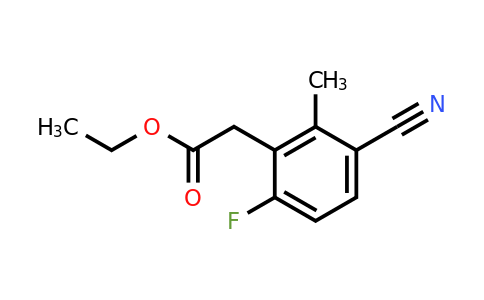 1803753-16-3 | Ethyl 3-cyano-6-fluoro-2-methylphenylacetate