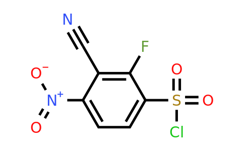 1803753-24-3 | 3-Cyano-2-fluoro-4-nitrobenzenesulfonylchloride