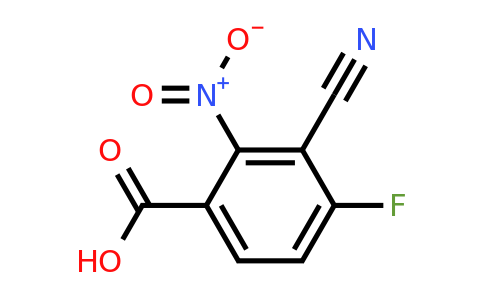 1803753-32-3 | 3-Cyano-4-fluoro-2-nitrobenzoic acid