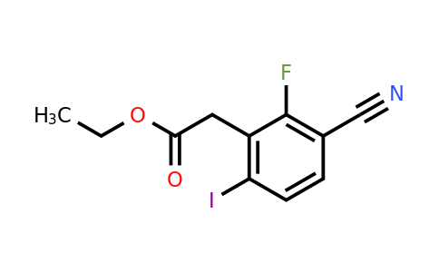 1803753-47-0 | Ethyl 3-cyano-2-fluoro-6-iodophenylacetate