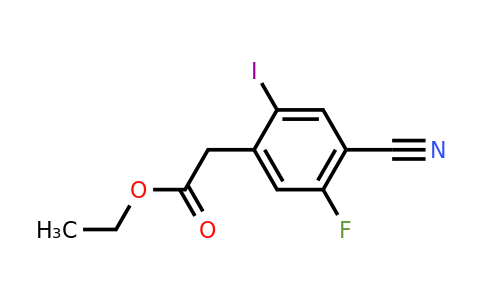 1803753-50-5 | Ethyl 4-cyano-5-fluoro-2-iodophenylacetate