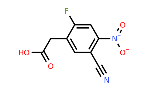 1803753-53-8 | 5-Cyano-2-fluoro-4-nitrophenylacetic acid
