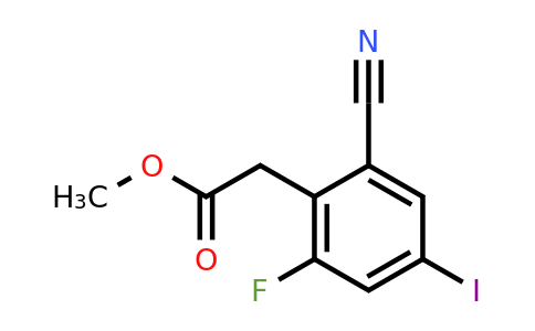 1803753-54-9 | Methyl 2-cyano-6-fluoro-4-iodophenylacetate