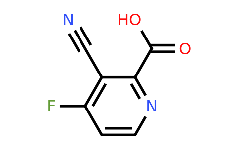 3-Cyano-4-fluoropicolinic acid