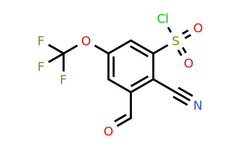 1803755-08-9 | 2-Cyano-3-formyl-5-(trifluoromethoxy)benzenesulfonylchloride