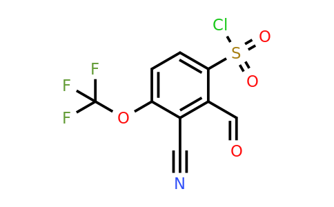 1803755-09-0 | 3-Cyano-2-formyl-4-(trifluoromethoxy)benzenesulfonylchloride
