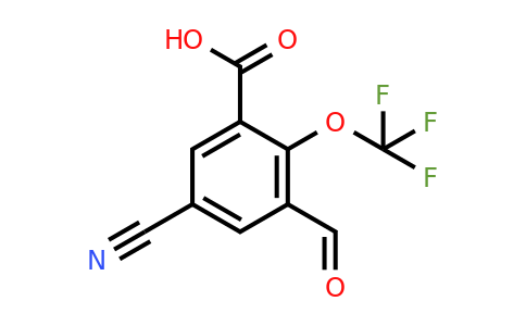 1803755-20-5 | 5-Cyano-3-formyl-2-(trifluoromethoxy)benzoic acid