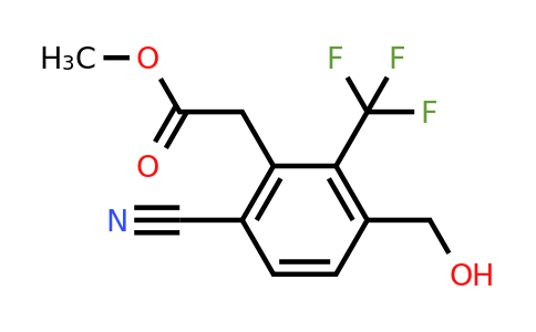 1803755-43-2 | Methyl 6-cyano-3-hydroxymethyl-2-(trifluoromethyl)phenylacetate