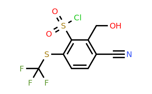 1803755-50-1 | 3-Cyano-2-hydroxymethyl-6-(trifluoromethylthio)benzenesulfonylchloride