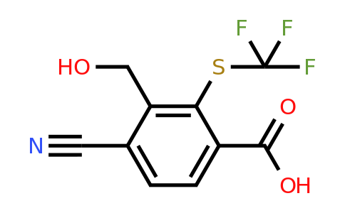 1803755-82-9 | 4-Cyano-3-hydroxymethyl-2-(trifluoromethylthio)benzoic acid