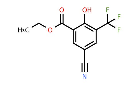 1803756-14-0 | Ethyl 5-cyano-2-hydroxy-3-(trifluoromethyl)benzoate