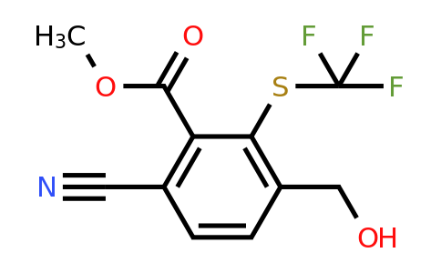Methyl 6-cyano-3-hydroxymethyl-2-(trifluoromethylthio)benzoate