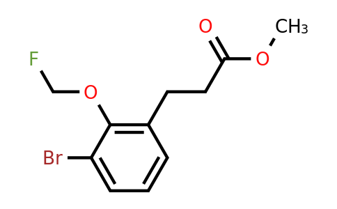 1803756-54-8 | Methyl 3-(3-bromo-2-(fluoromethoxy)phenyl)propanoate