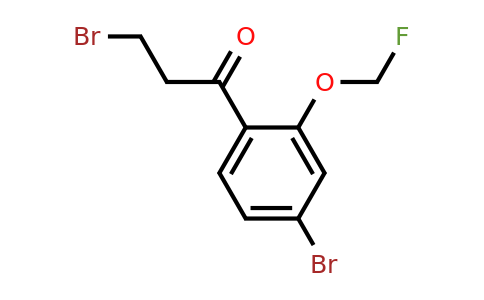 1803756-98-0 | 3-Bromo-1-(4-bromo-2-(fluoromethoxy)phenyl)propan-1-one