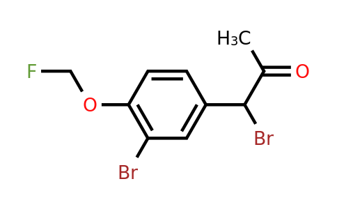 1803757-34-7 | 1-Bromo-1-(3-bromo-4-(fluoromethoxy)phenyl)propan-2-one