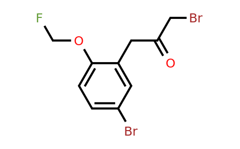 1803757-40-5 | 1-Bromo-3-(5-bromo-2-(fluoromethoxy)phenyl)propan-2-one