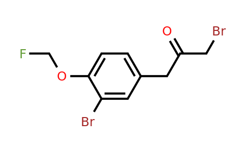 1803757-53-0 | 1-Bromo-3-(3-bromo-4-(fluoromethoxy)phenyl)propan-2-one