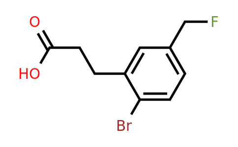 1803757-88-1 | 3-(2-Bromo-5-(fluoromethyl)phenyl)propanoic acid