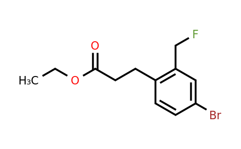 1803758-09-9 | Ethyl 3-(4-bromo-2-(fluoromethyl)phenyl)propanoate